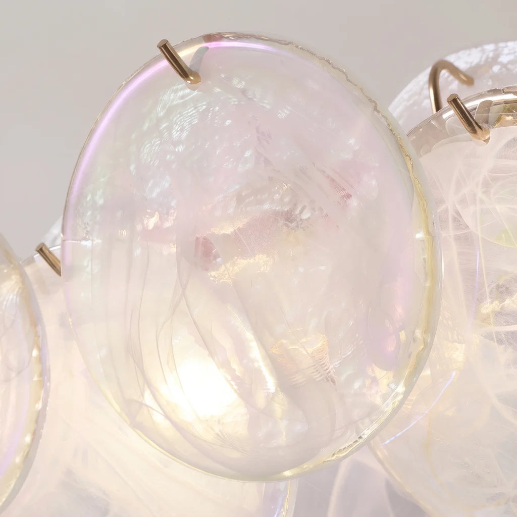 Glass Linear Chandelier