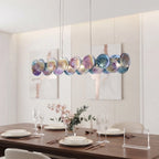 Glass Linear Chandelier