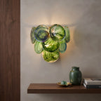 Glass Disc Wall Sconce
