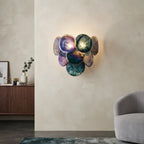 Glass Disc Wall Sconce