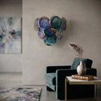 Glass Disc Wall Sconce
