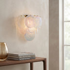 Glass Disc Wall Sconce