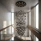 Luxury ceiling chandelier for upscale American home interiors