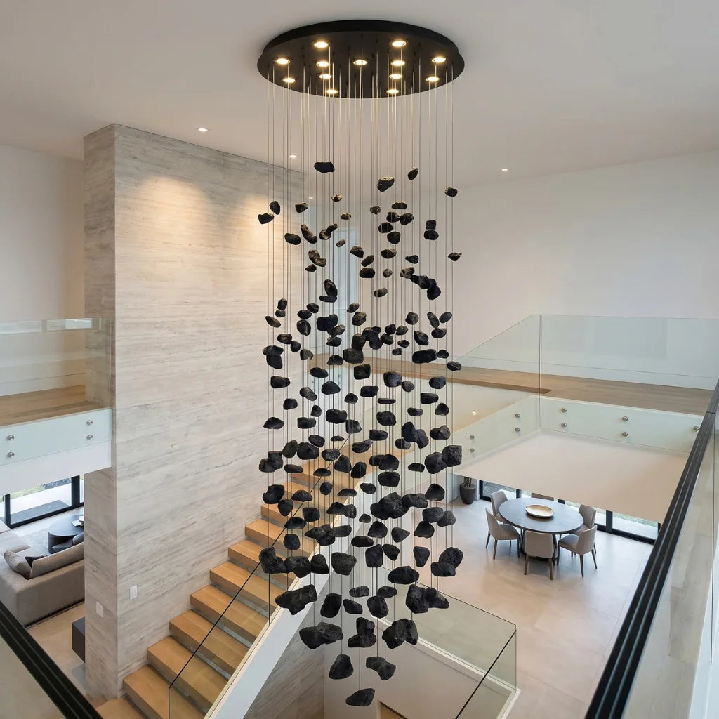 Luxury ceiling chandelier for upscale American home interiors