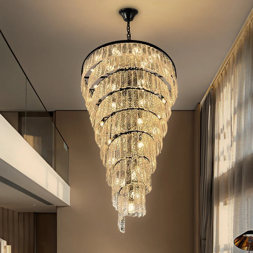 Large Black Chandelier