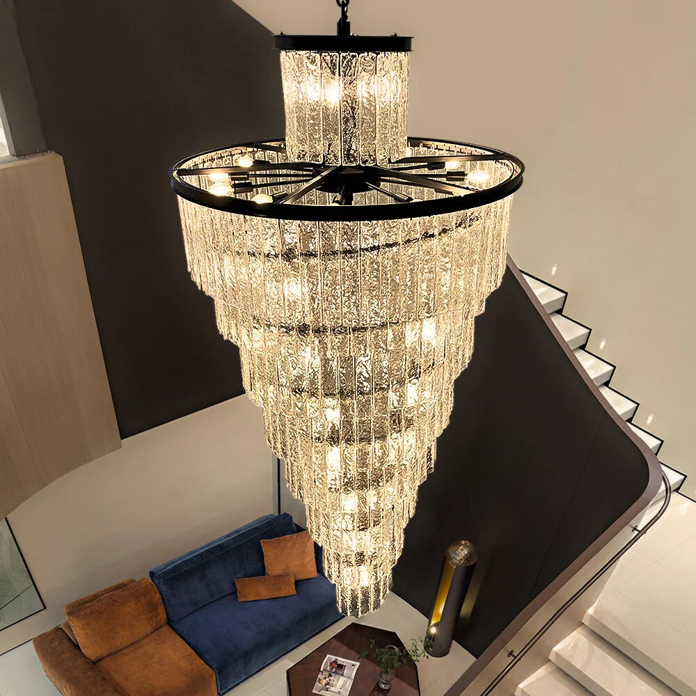 Large Black Chandelier