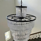 Black Glass Pendant Light