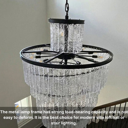Black Glass Pendant Light