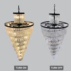 Black Glass Pendant Light