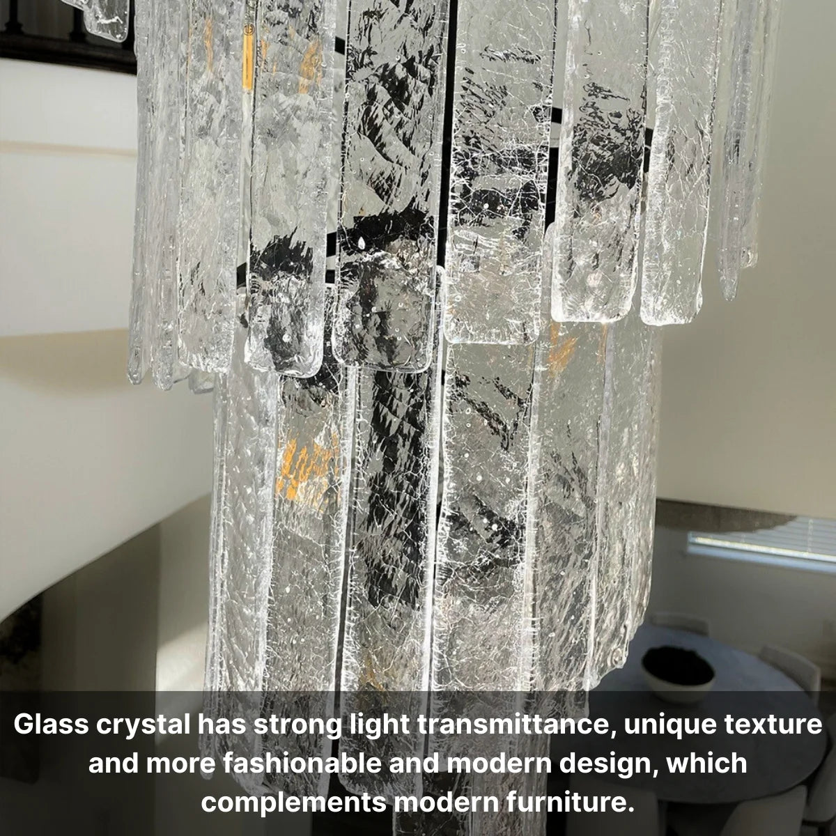 Black Glass Pendant Light