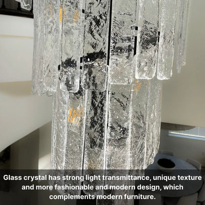 Black Glass Pendant Light