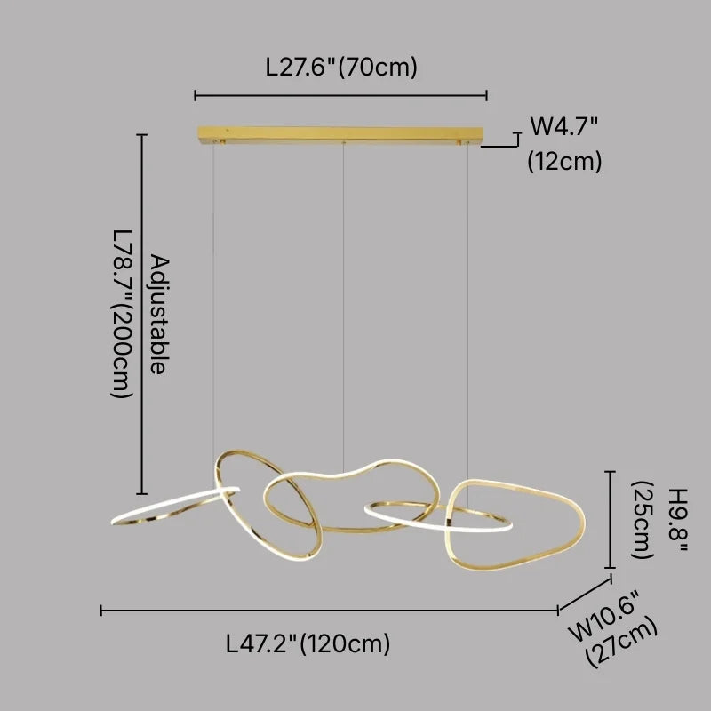 design led chandelier for dining room