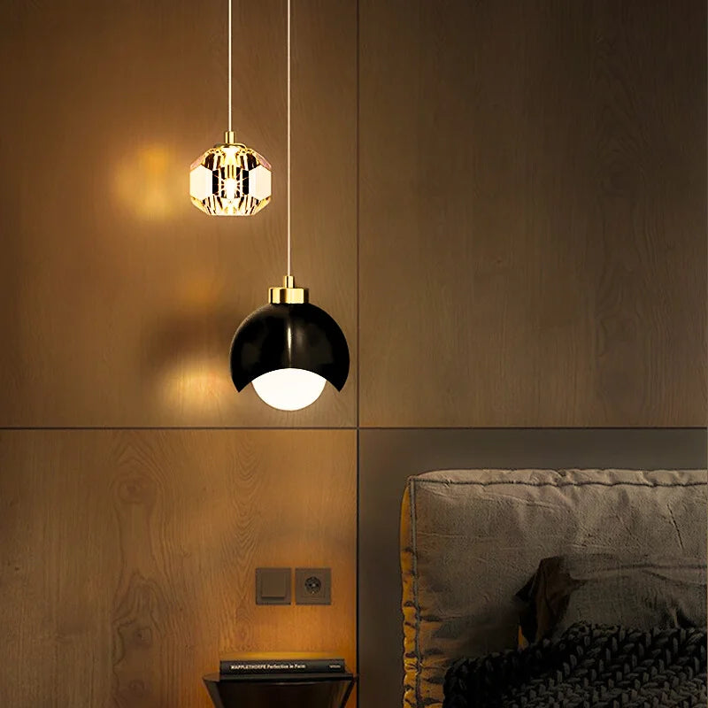 Arvo Pendant Light-Modern Crystal Mini Hanging Lights For Home Decor