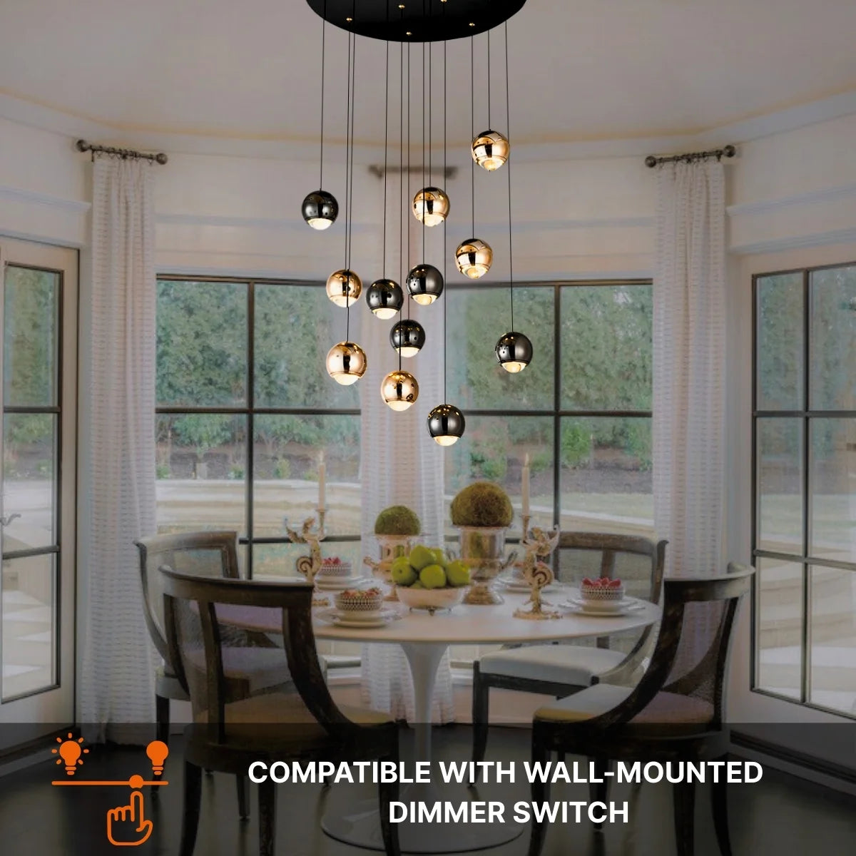 long chandelier