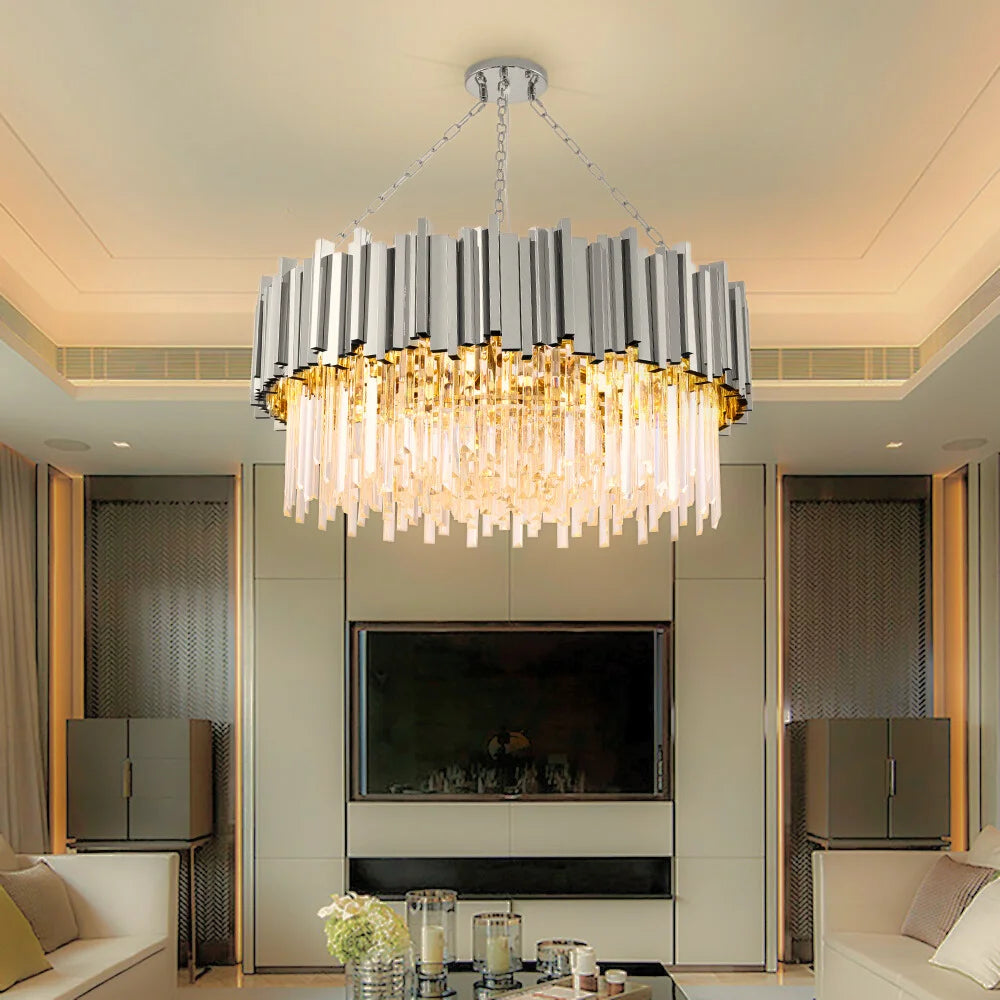 Modern living room chandelier