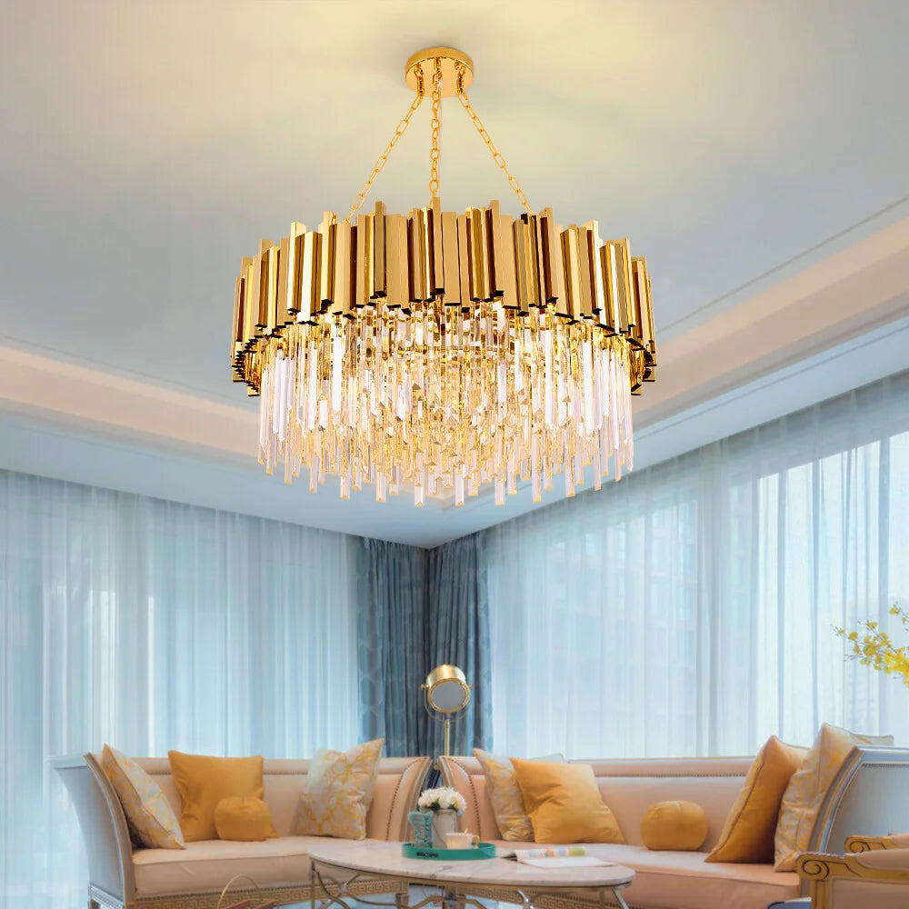 Modern living room chandelier