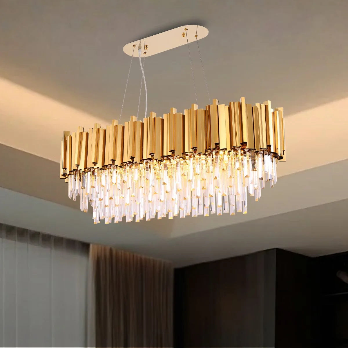 Astra Dining Chandelier Rectangular
