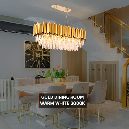 Astra Dining Chandelier Rectangular