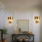 gold wall lamp