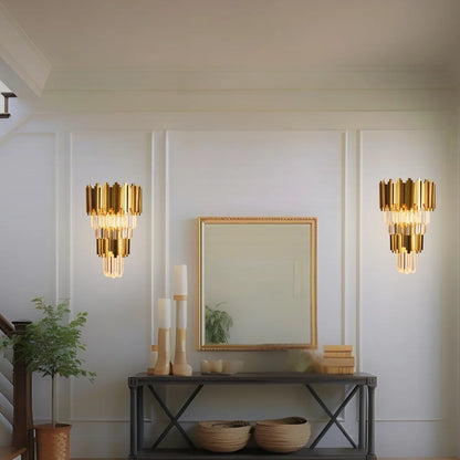 gold wall lamp