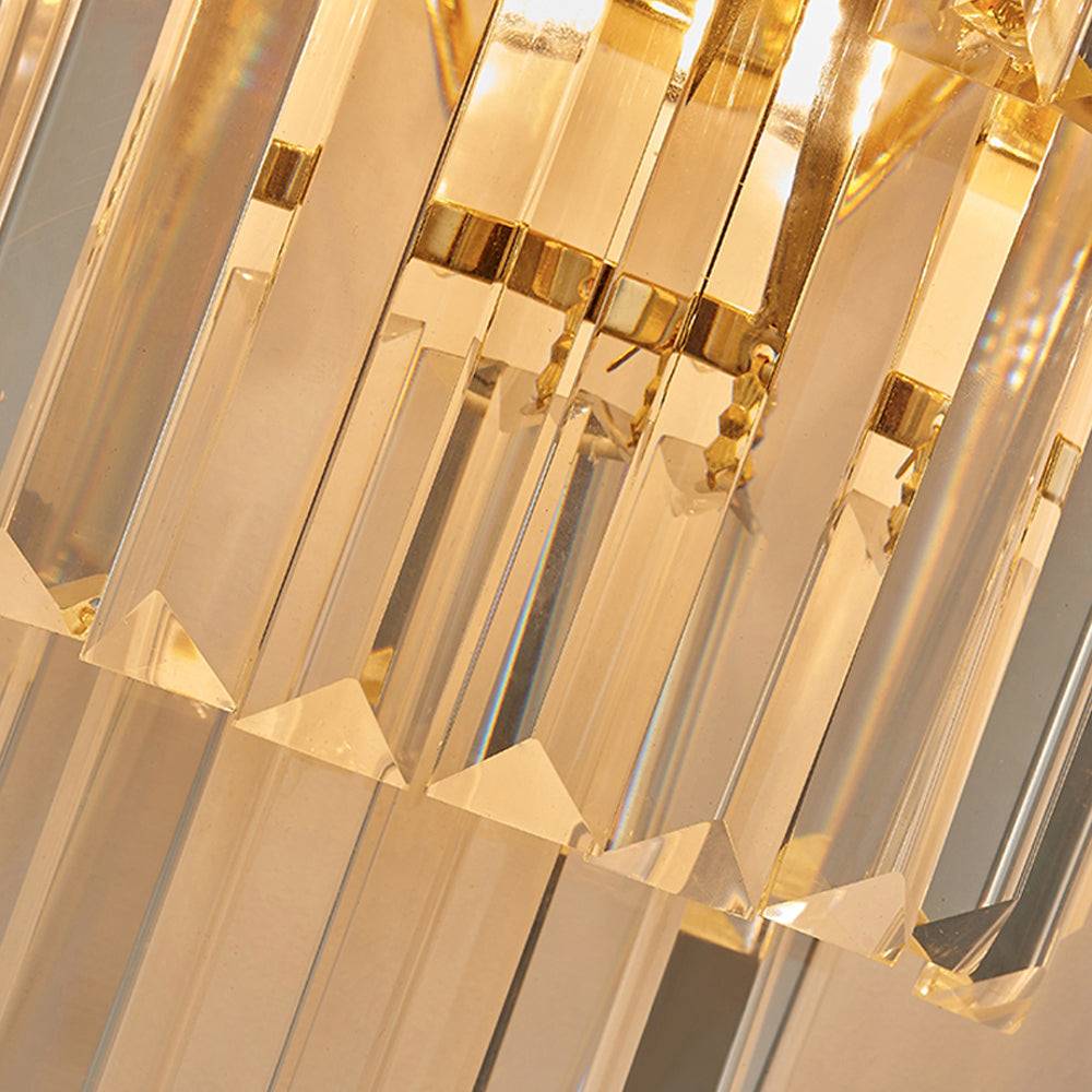 Astra Sconce-Modern Shiny Gold Crystal Wall Light-Crystal Detai