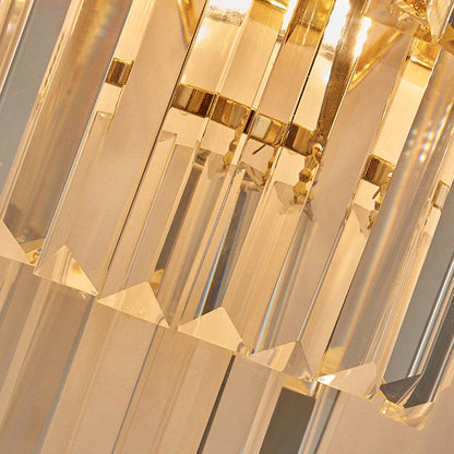 Astra Sconce-Modern Shiny Gold Crystal Wall Light-Crystal Detai