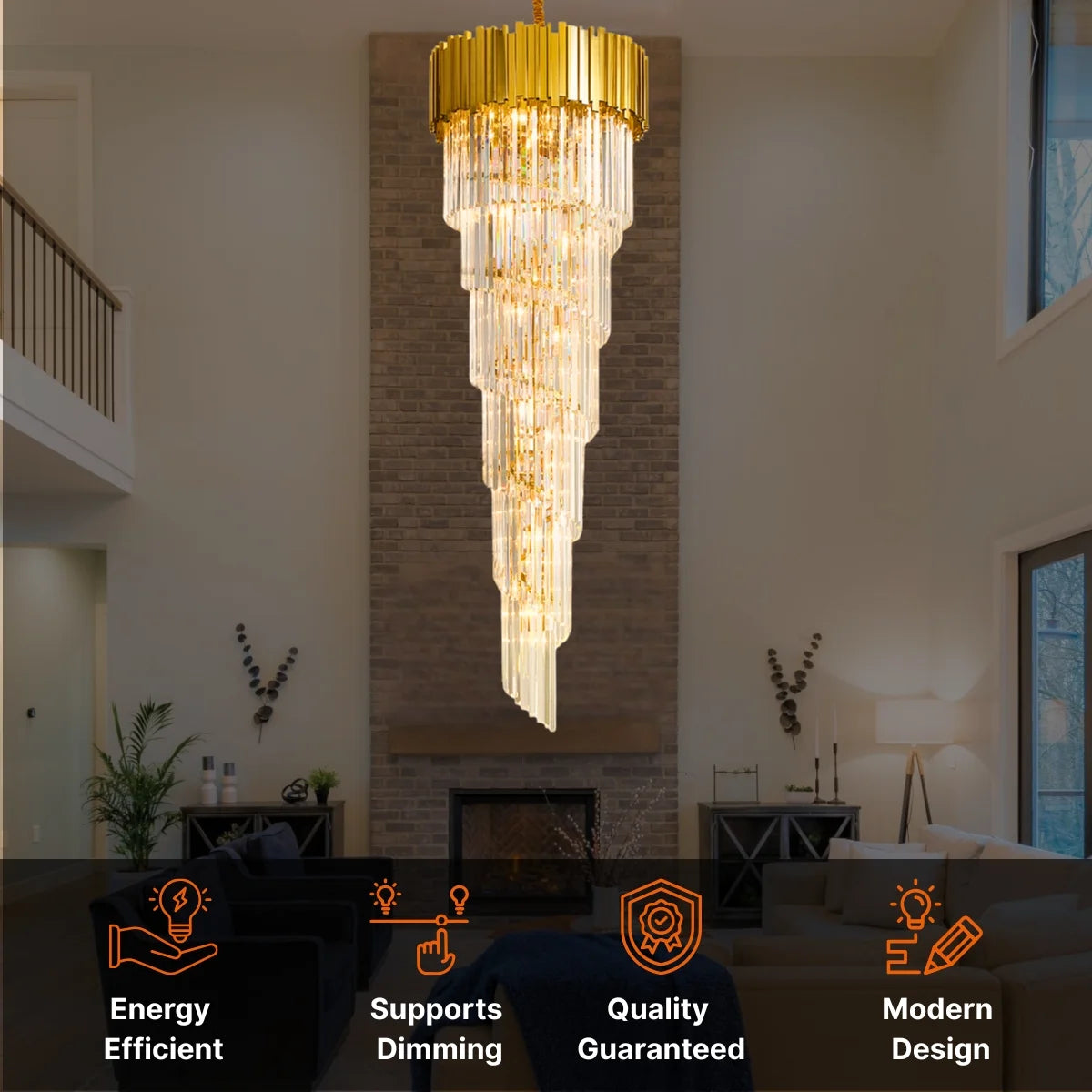 Astra Staircase Chandelier