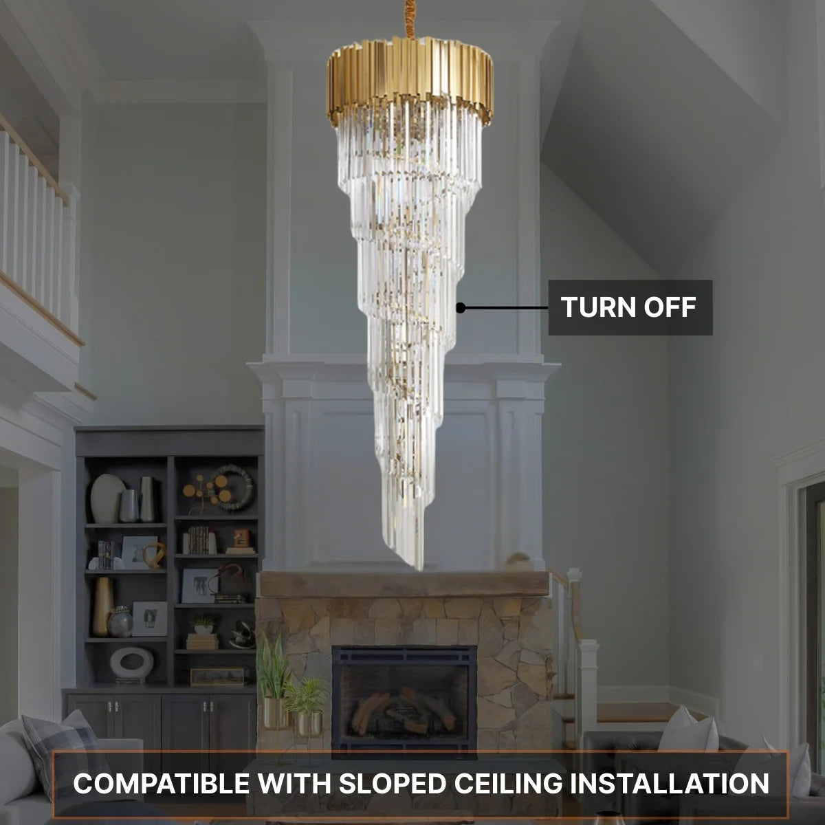 Astra Staircase Chandelier