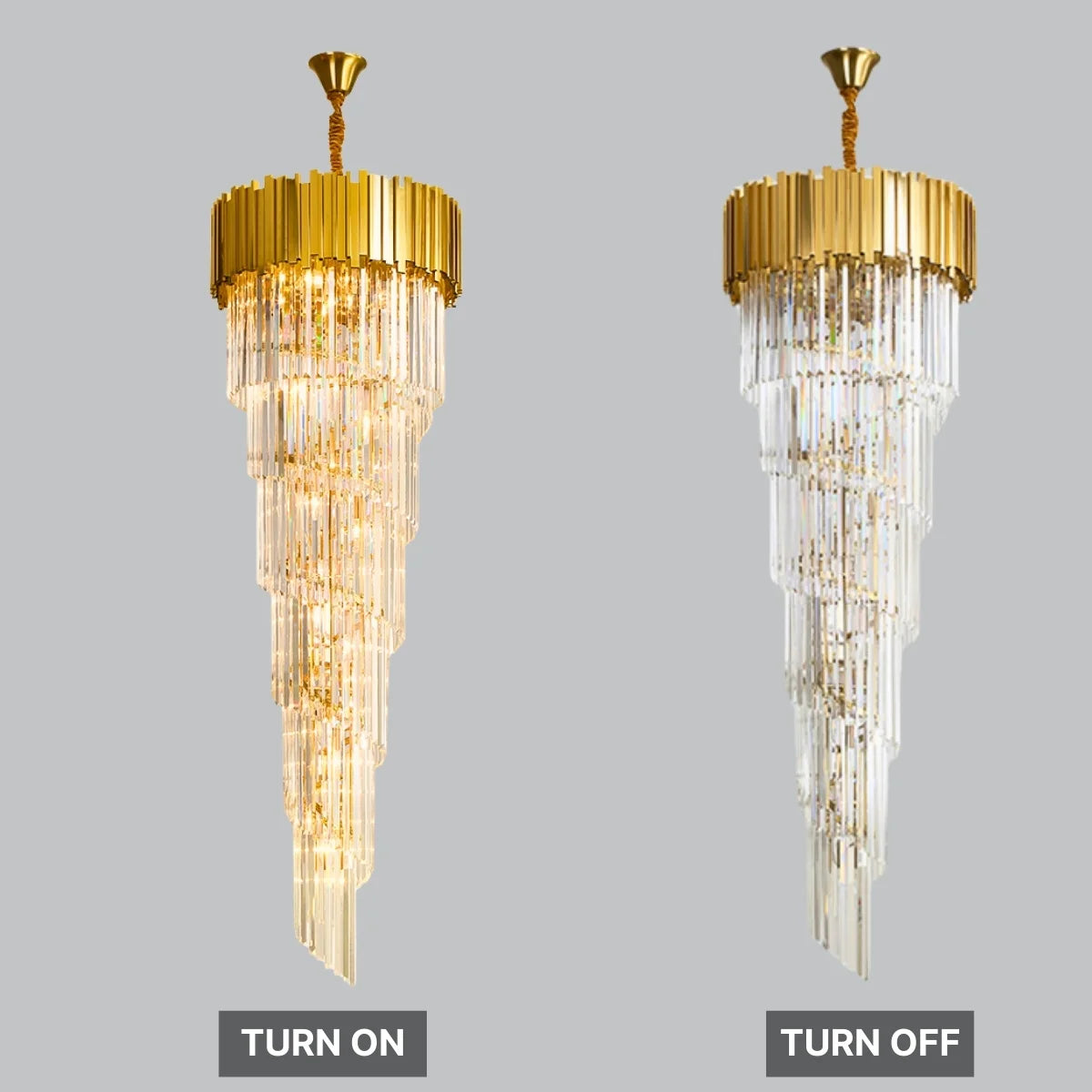Astra Staircase Chandelier