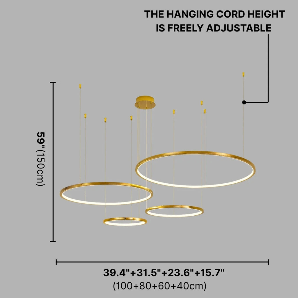 golden chandelier​