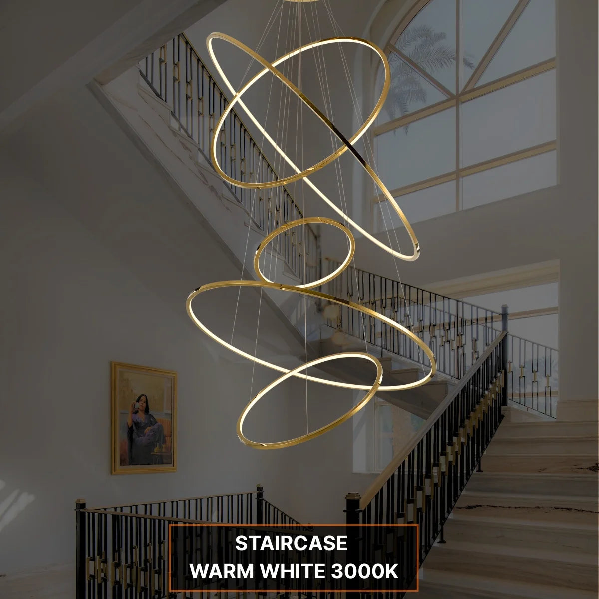 Aura Staircase Chandelier