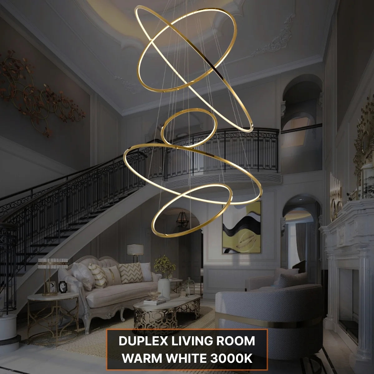 Aura Staircase Chandelier
