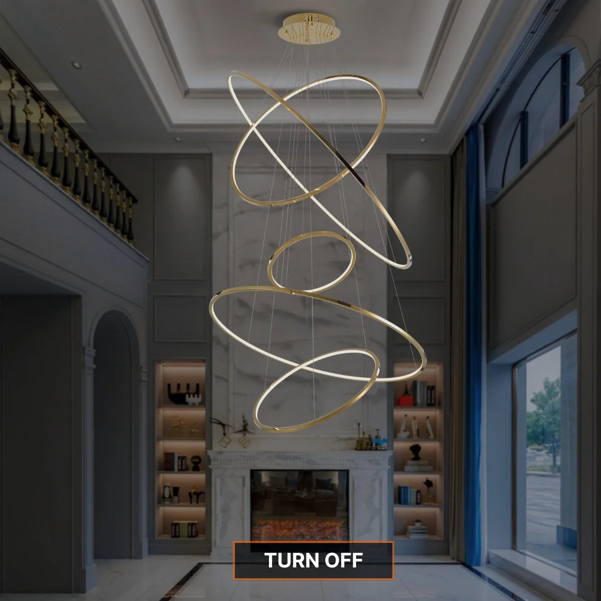 Aura Staircase Chandelier