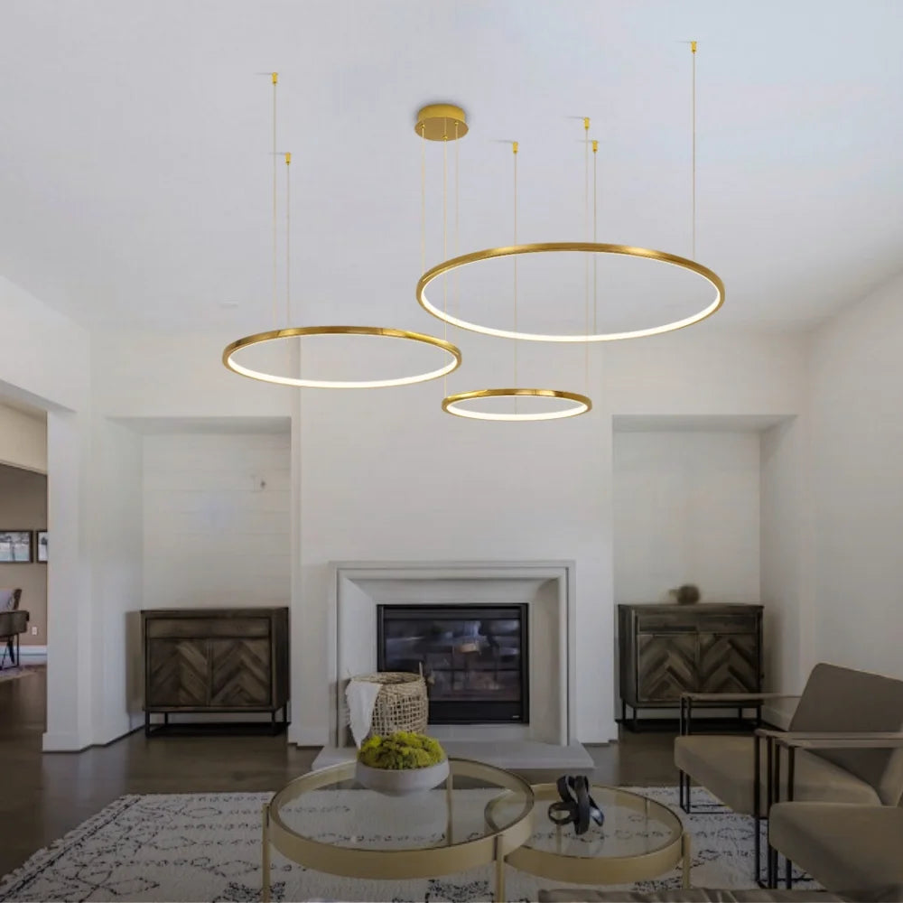 golden chandelier​