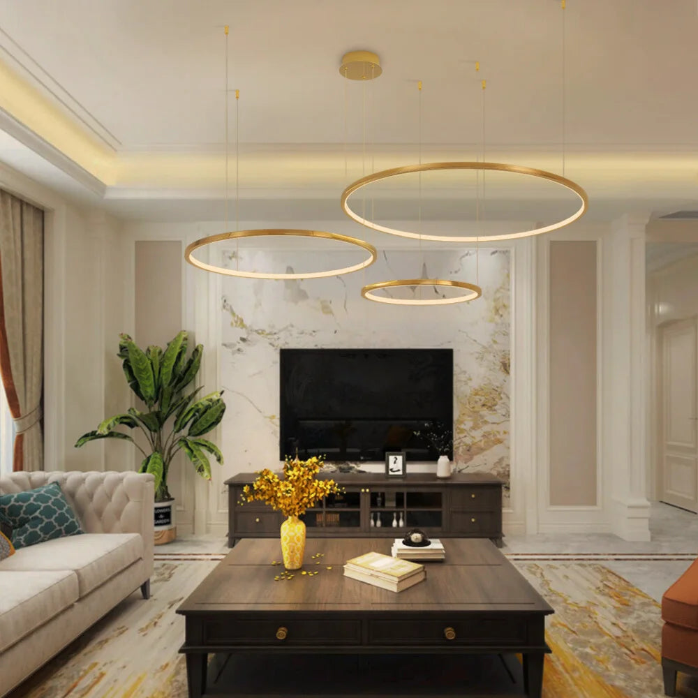 golden chandelier​