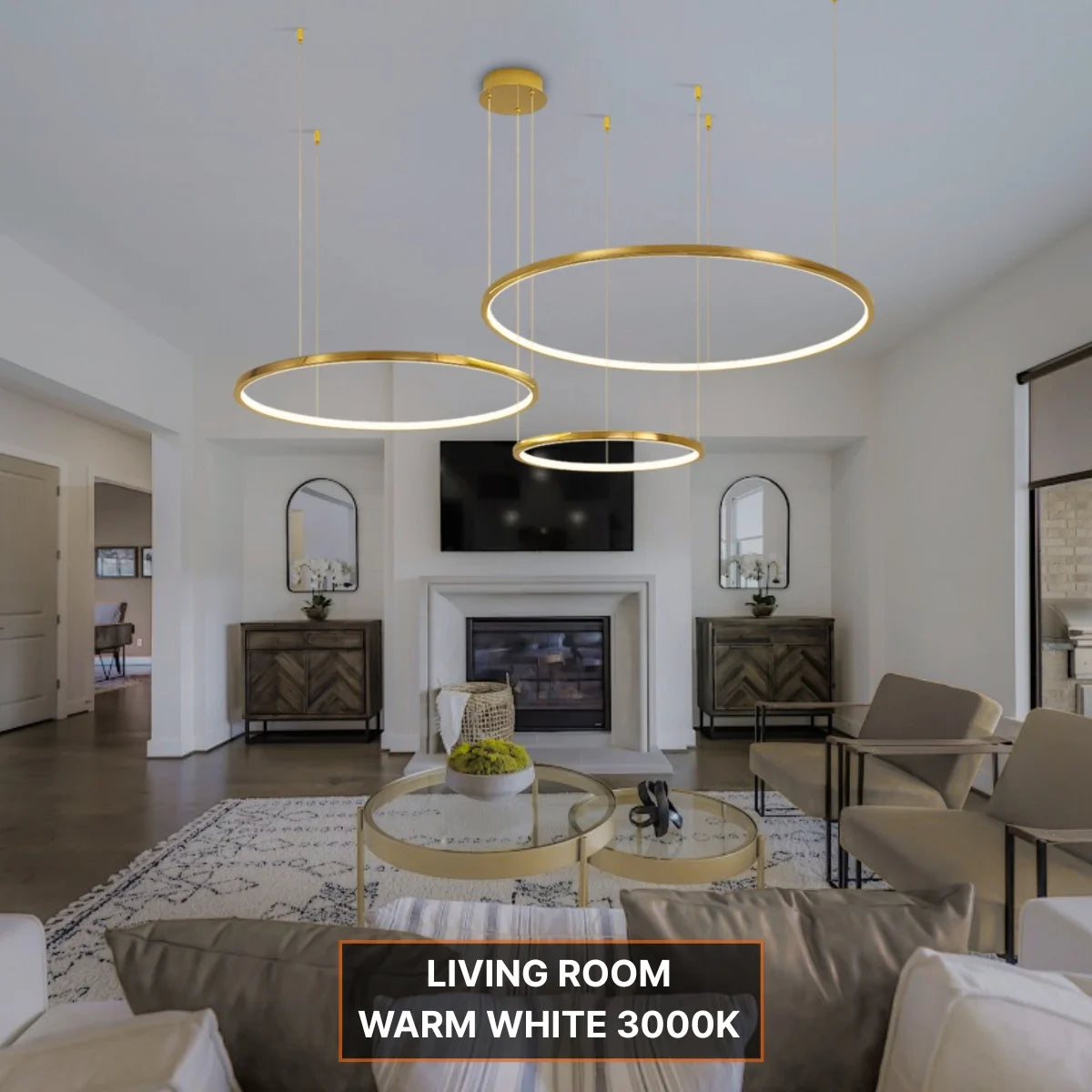 golden chandelier​
