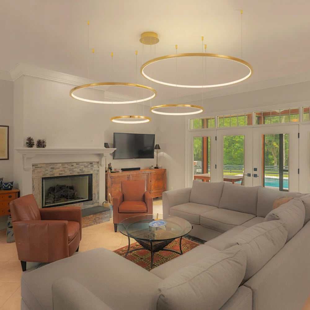 golden chandelier​