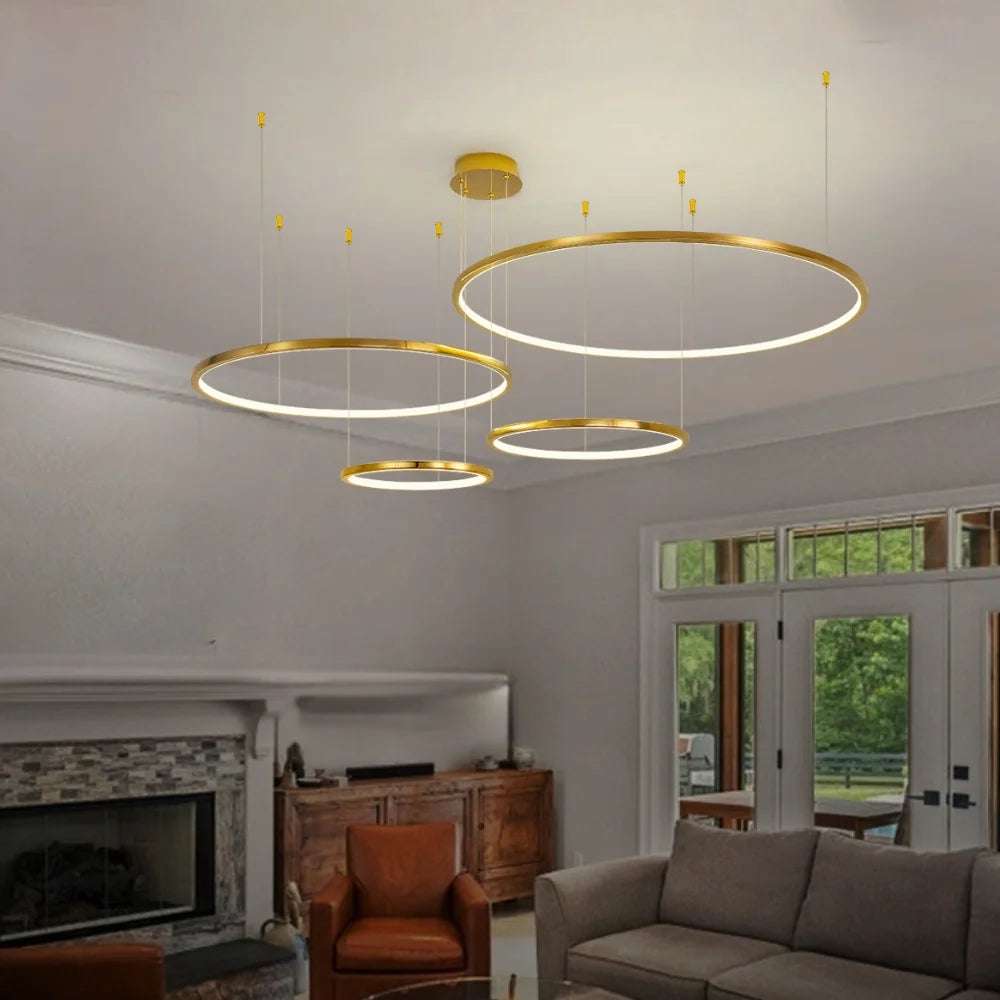 golden chandelier​