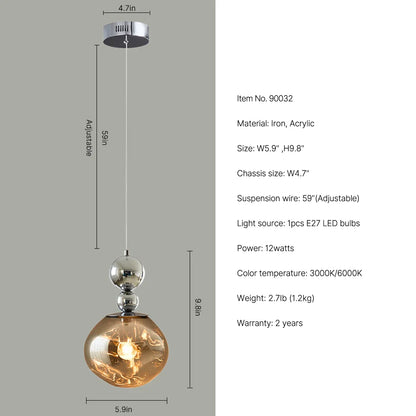 globe pendant light