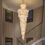 chandelier for two story entryway