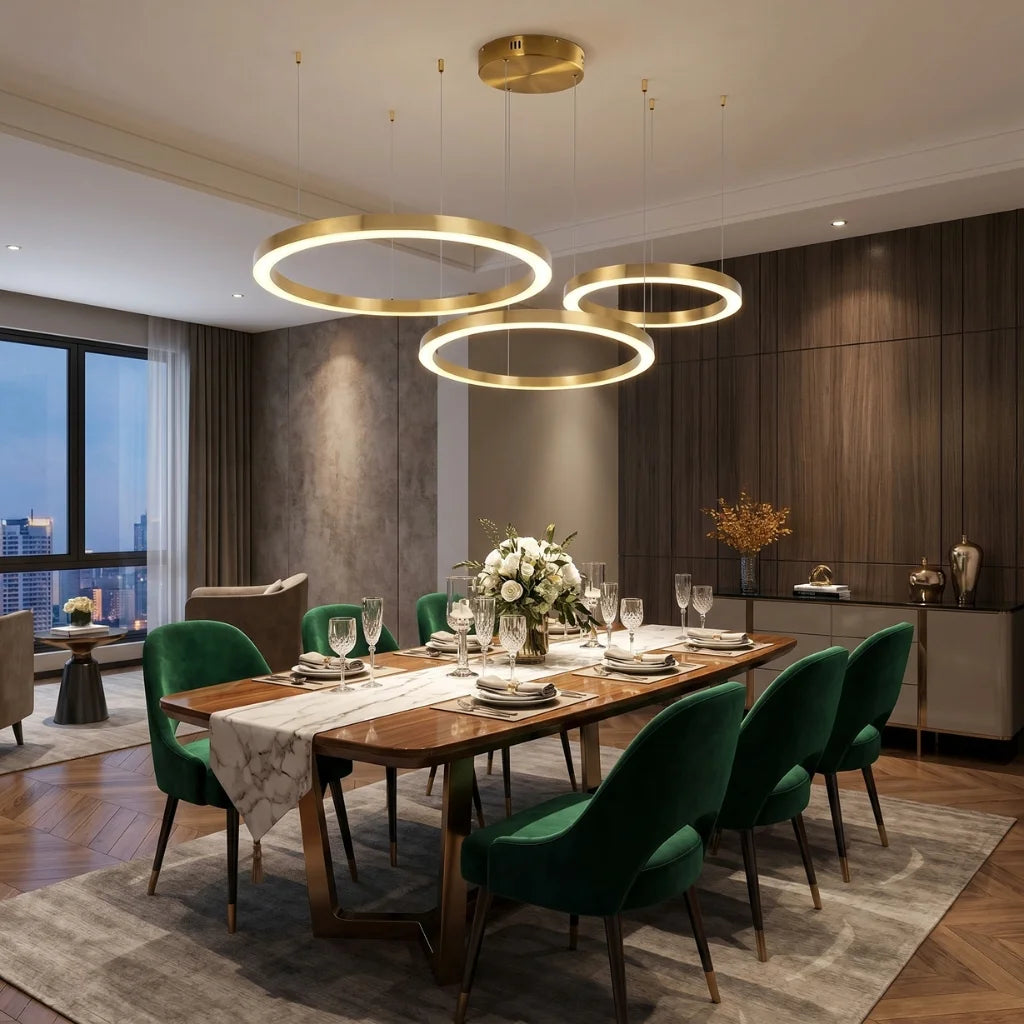 Ring chandelier for living room