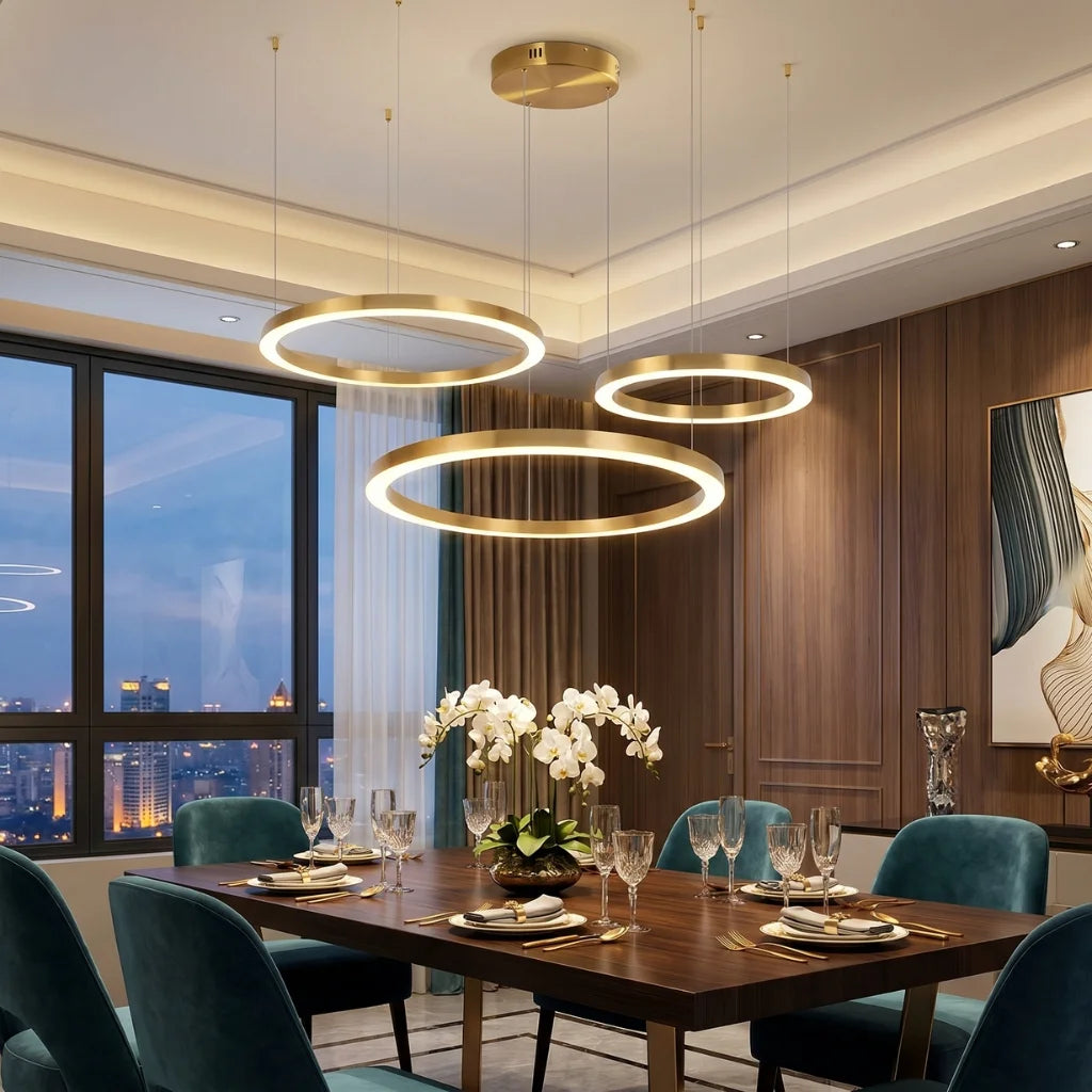 Ring chandelier for living room