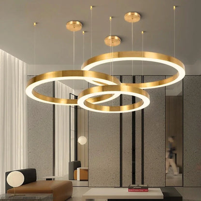 Aurora Led Ring Chandelier