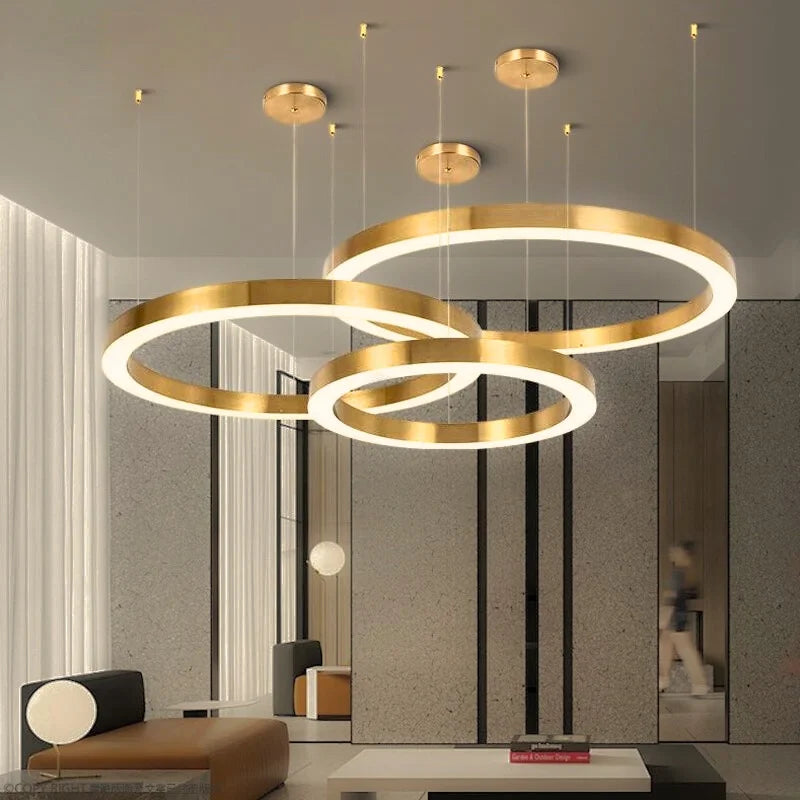 Aurora Led Ring Chandelier