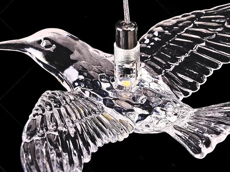 Bird Design Staircase Chandelier