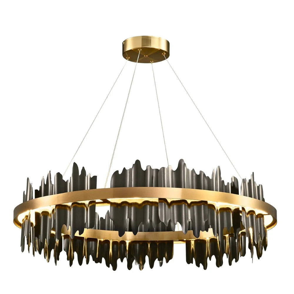 Black LED Chandelier