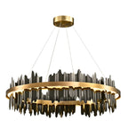 Black LED Chandelier