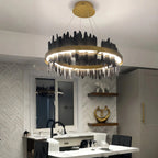Black LED Chandelier