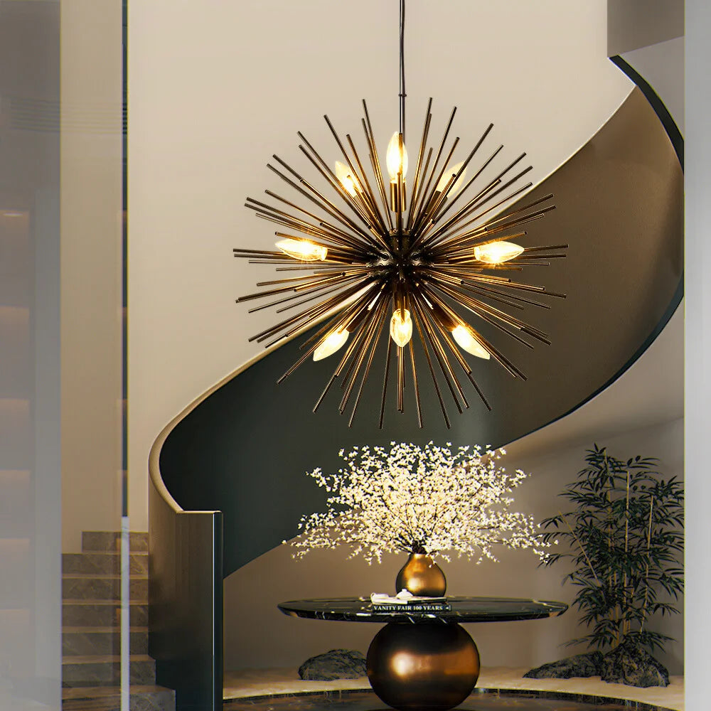 Black and Gold Chandelier