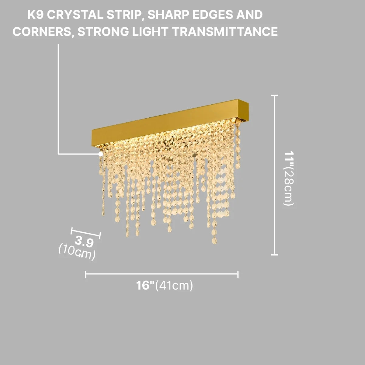 YOOGEE modern wall sconce for luxury bedroom lighting